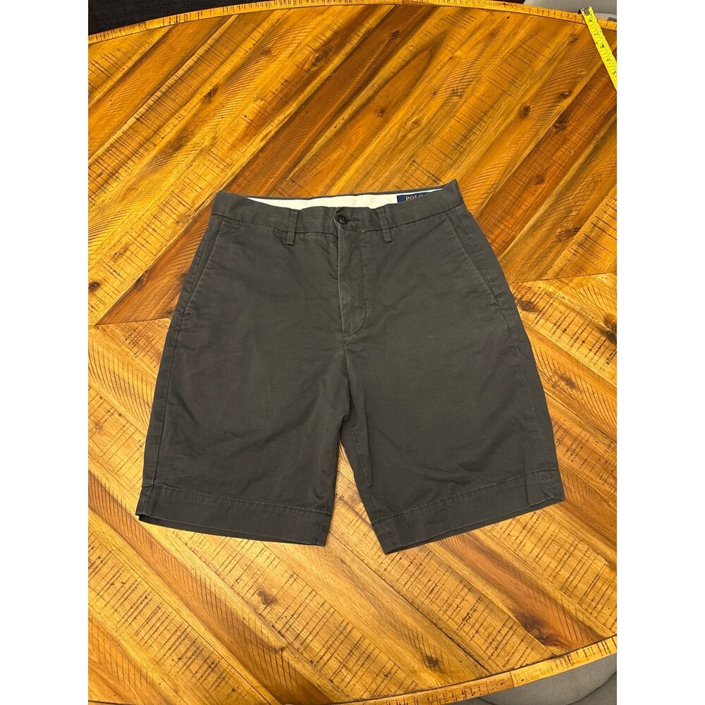 Polo Ralph Lauren Men’s 29 Dark Gray Chino Shorts 9” Inseam Stretch Classic Fit